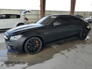 2017 Mercedes-Benz C 63 S AMG with VIN WDDWJ8HB7HF444373, listed as a Copart auction lot 47500484 with 44,881 mi miles and . Bid and sale history available at carsss.com. Image 1.
