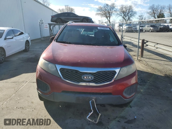 2011 Kia Sorento LX with VIN 5XYKT4A23BG083170, listed as a Copart auction lot 44456045 with 197,621 mi miles and Clean Title. Bid and sale history available at carsss.com. Image 5.
