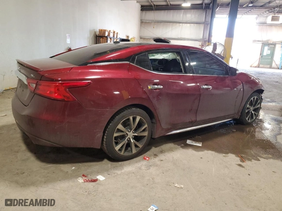 2018 Nissan Maxima SL with VIN 1N4AA6AP2JC405590, listed as a Copart auction lot 45521975 with 54,000 mi miles and Salvage Title. Bid and sale history available at carsss.com. Image 3.