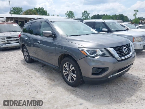 2018 Nissan Pathfinder SL with VIN 5N1DR2MM4JC642152, listed as a IAAI auction lot 42132867 with 142,063 mi miles. Bid and sale history available at carsss.com. Image 1.