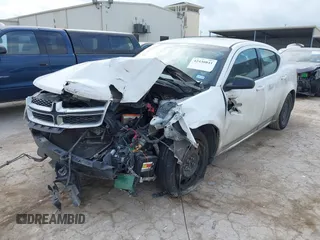 2014 Dodge Avenger SE with VIN 1C3CDZAB6EN219324, listed as a IAAI auction lot 42430841 with 177,104 mi miles and . Bid and sale history available at DreamBid. Image 2.
