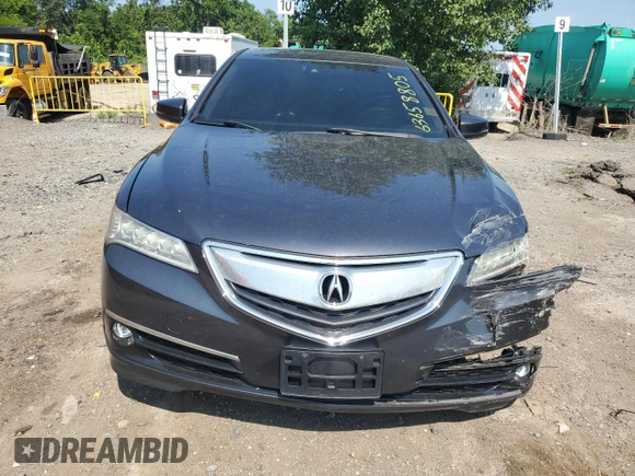 2016 Acura TLX Advance with VIN 19UUB2F76GA011361, listed as a Copart auction lot 63658805 with 174,117 mi miles and Salvage title. Bid and sale history available at DreamBid. Image 5.