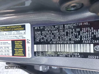 2015 Toyota Camry XLE z VIN 4T1BF1FK8FU979706, wystawiony jako IAAI lot #42298995 z przebiegiem 95 553 mil mil oraz . Historia ofert i sprzedaży dostępna na DreamBid. Obrazek 9.