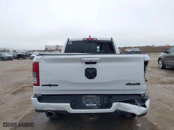 2021 Ram 1500 Big Horn with VIN 1C6SRFBT7MN834324, listed as a IAAI auction lot 41509753 with 120,321 mi miles. Bid and sale history available at carsss.com. Image 16.