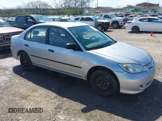 2004 Honda Civic VP with VIN 2HGES16324H638115, listed as a IAAI auction lot 41802690 with 175,088 mi miles. Bid and sale history available at carsss.com. Image 1.