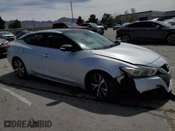 2017 Nissan Maxima Platinum with VIN 1N4AA6AP2HC457604, listed as a Copart auction lot 50564985 with 64,205 mi miles and Salvage Title. Bid and sale history available at DreamBid. Image 4.