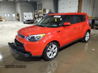 2015 Kia Soul + with VIN KNDJP3A53F7750973, listed as a Copart auction lot 43948555 with 100,832 mi miles and Salvage Title. Bid and sale history available at carsss.com. Image 1.