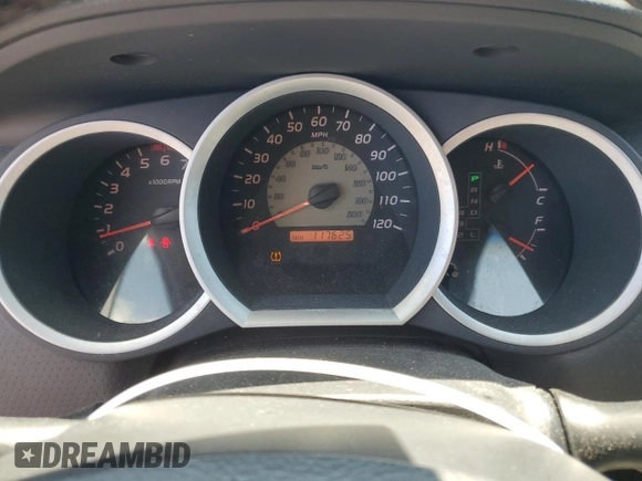 2010 Toyota Tacoma PreRunner with VIN 5TEJU4GN1AZ702394, listed as a Copart auction lot 54943375 with 117,625 mi miles and Salvage Title. Bid and sale history available at DreamBid. Image 9.