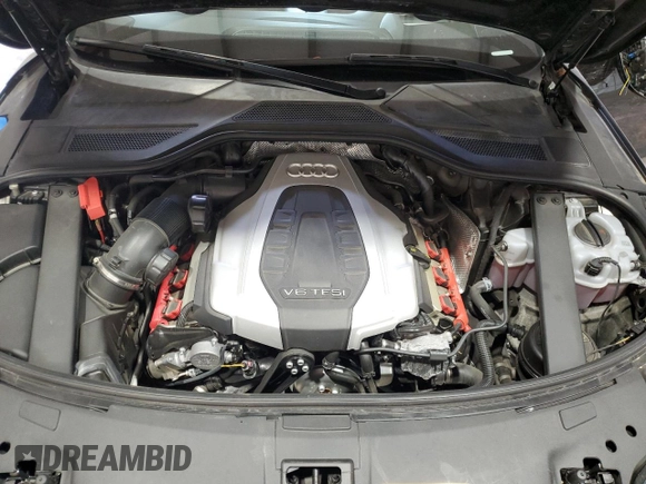 2015 Audi A8 L 3.0T with VIN WAU3GAFD2FN009638, listed as a Copart auction lot 49064565 with 58,800 mi miles and Salvage Title. Bid and sale history available at carsss.com. Image 12.
