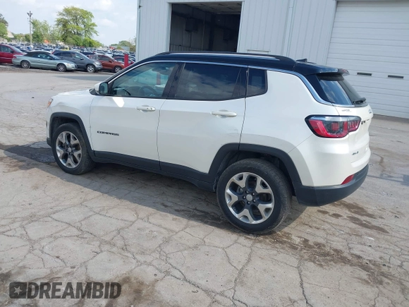 2018 Jeep Compass Limited с VIN 3C4NJDCB5JT354348, выставлен на аукционе IAAI как лот 42385092 с пробегом 78 469 миль миль и . История ставок и продаж доступна на DreamBid. Изображение 3.