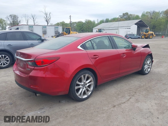2014 Mazda 6 i Touring with VIN JM1GJ1V63E1156419, listed as a IAAI auction lot 42075808 with 200,811 mi miles. Bid and sale history available at carsss.com. Image 4.