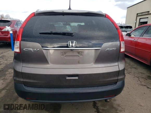2014 Honda CR-V EX-L with VIN 5J6RM4H71EL070935, listed as a Copart auction lot 47601575 with 76,785 mi miles and Salvage Title. Bid and sale history available at carsss.com. Image 6.