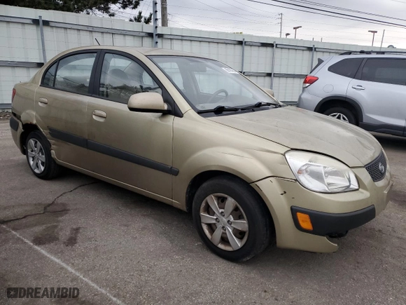 2009 Kia Rio SX with VIN KNADE223796524159, listed as a Copart auction lot 86185964 with 157,061 mi miles and Salvage Title. Bid and sale history available at carsss.com. Image 4.