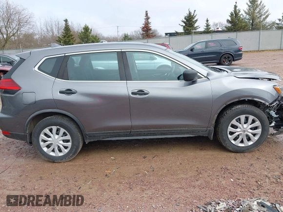2017 Nissan Rogue SV with VIN KNMAT2MV4HP598576, listed as a IAAI auction lot 42061966 with 125,171 mi miles. Bid and sale history available at carsss.com. Image 14.