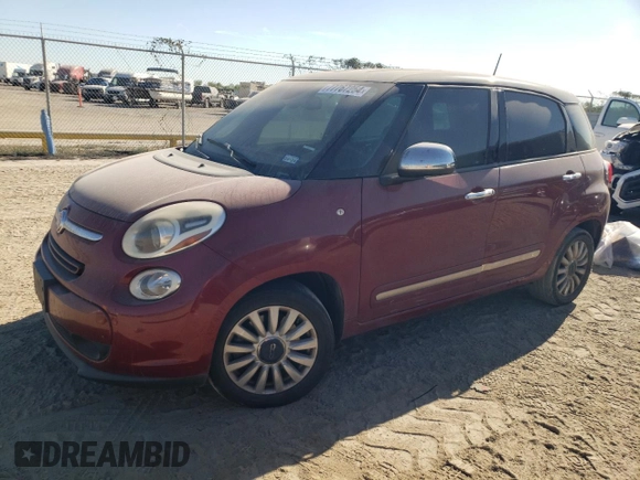 2015 FIAT 500L Lounge with VIN ZFBCFACH6FZ033398, listed as a Copart auction lot 77767254 with 107,814 mi miles and Clean Title. Bid and sale history available at carsss.com. Image 1.