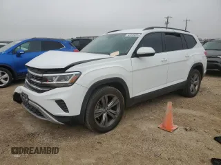 2021 Volkswagen Atlas S с VIN 1V2AP2CA9MC502220, выставлен на аукционе Copart как лот 45346035 с пробегом 65 428 миль миль и Чистый • Clean title. История ставок и продаж доступна на DreamBid. Изображение 1.