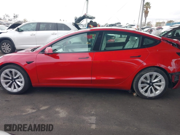 2021 Tesla Model 3 Long Range with VIN 5YJ3E1EB3MF862392, listed as a IAAI auction lot 41765987 with 51,915 mi miles and . Bid and sale history available at DreamBid. Image 13.
