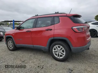 2017 Jeep Compass Sport с VIN 3C4NJCAB0HT652247, выставлен на аукционе Copart как лот 56040135 с пробегом 134 242 миль миль и Чистый • Clean title. История ставок и продаж доступна на DreamBid. Изображение 2.