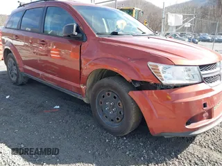 2014 Dodge Journey SE with VIN 3C4PDCAB8ET277669, listed as a IAAI auction lot 41542587 with 158,005 mi miles. Bid and sale history available at carsss.com. Image 6.