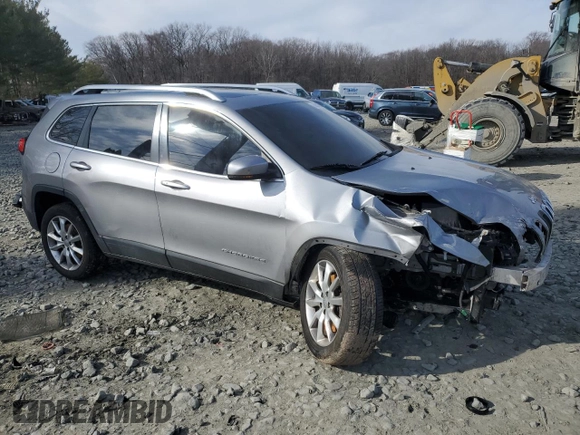 2014 Jeep Cherokee Limited with VIN 1C4PJLDS4EW172769, listed as a Copart auction lot 45952695 with 200,446 mi miles and Salvage Title. Bid and sale history available at DreamBid. Image 4.