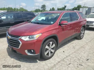 2018 Chevrolet Traverse LT Leather with VIN 1GNERHKW0JJ126406, listed as a Copart auction lot 55109144 with 156,430 mi miles and Salvage Title. Bid and sale history available at carsss.com. Image 1.