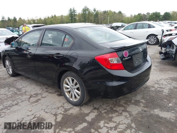 2012 Honda Civic EX with VIN 2HGFB2F84CH316659, listed as a IAAI auction lot 42217190 with 124,198 mi miles and . Bid and sale history available at DreamBid. Image 3.