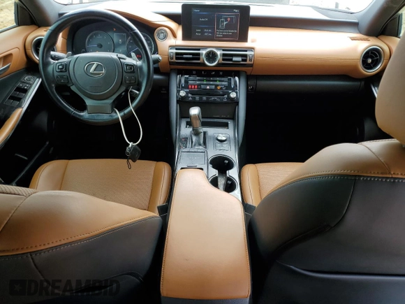 2021 Lexus IS 300 with VIN JTHAA1D25M5116367, listed as a Copart auction lot 52492945 with 132,647 mi miles and Salvage title. Bid and sale history available at DreamBid. Image 8.