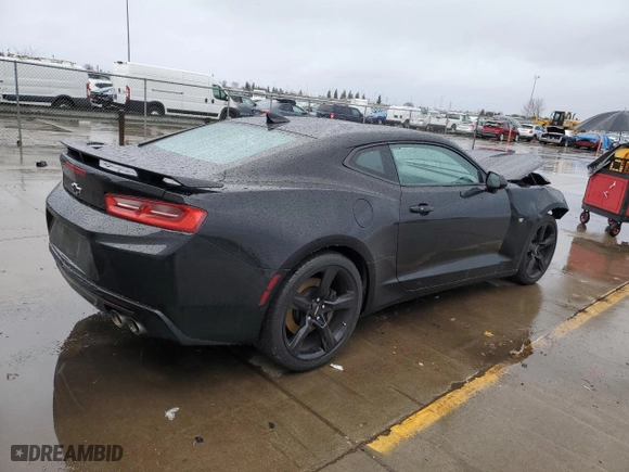 2017 Chevrolet Camaro 1SS with VIN 1G1FE1R7XH0128087, listed as a Copart auction lot 45492985 with 111,604 mi miles and Salvage Title. Bid and sale history available at carsss.com. Image 3.