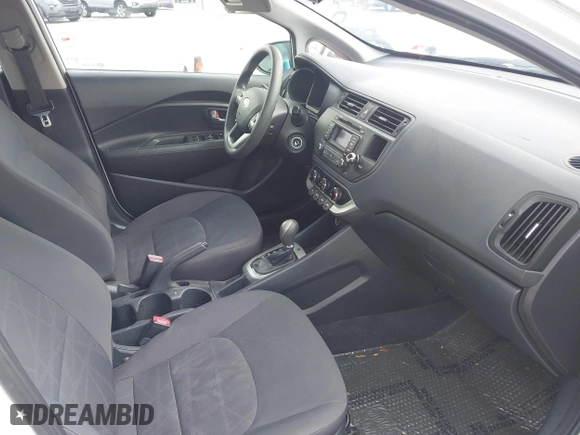 2012 Kia Rio LX with VIN KNADM4A31C6089842, listed as a IAAI auction lot 41928559 with 129,030 mi miles. Bid and sale history available at carsss.com. Image 5.