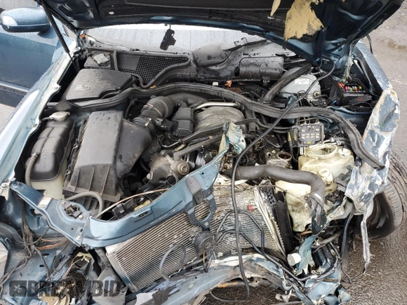 2002 Mercedes-Benz E-Class with VIN WDBJF82J82X063668, listed as a Copart auction lot 48144765 with 169,425 mi miles and Salvage Title. Bid and sale history available at carsss.com. Image 12.
