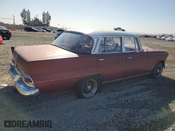 1966 Mercedes-Benz E with VIN 110C1012157487, listed as a Copart auction lot 81770344 with 68,662 mi miles and Salvage Title. Bid and sale history available at DreamBid. Image 3.