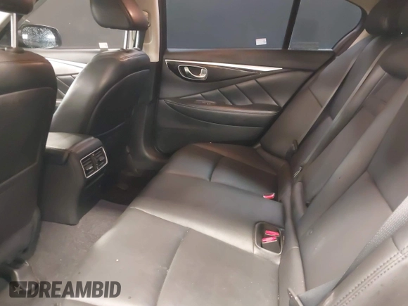 2014 Infiniti Q50 Sport with VIN JN1BV7AR4EM705418, listed as a IAAI auction lot 41698553 with 124,554 mi miles and . Bid and sale history available at carsss.com. Image 8.