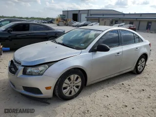 2013 Chevrolet Cruze LS with VIN 1G1PA5SH8D7139312, listed as a Copart auction lot 51910445 with 129,417 mi miles and Salvage Title. Bid and sale history available at carsss.com. Image 1.