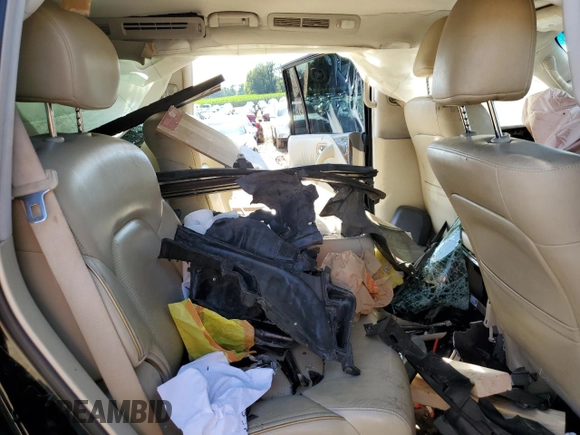 2017 Infiniti QX80 with VIN JN8AZ2NF8H9645395, listed as a Copart auction lot 57161274 with 0 mi miles and Salvage Title. Bid and sale history available at carsss.com. Image 10.