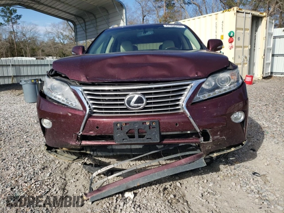 2014 Lexus RX 350 with VIN 2T2BK1BA8EC245362, listed as a Copart auction lot 47968265 with 103,327 mi miles and Salvage Title. Bid and sale history available at DreamBid. Image 5.