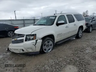 2010 Chevrolet Suburban LTZ with VIN 1GNUKKE37AR274407, listed as a Copart auction lot 49613125 with 195,184 mi miles and Salvage Title. Bid and sale history available at carsss.com. Image 1.