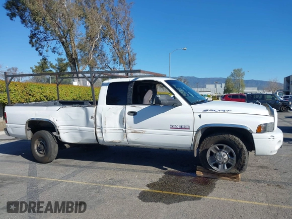 1999 Dodge Ram 2500 with VIN 1B7KC2365XJ625526, listed as a IAAI auction lot 41753846 with 223,271 mi miles. Bid and sale history available at carsss.com. Image 13.