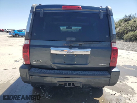 2007 Jeep Commander Limited with VIN 1J8HG58287C608187, listed as a Copart auction lot 52937855 with 163,456 mi miles and Salvage title. Bid and sale history available at DreamBid. Image 6.