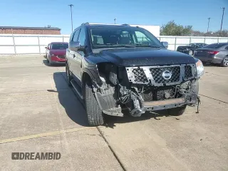 2014 Nissan Armada Platinum z VIN 5N1BA0NF8EN610303, wystawiony jako Copart lot #80653974 z przebiegiem 119 723 mil mil oraz Szkoda całkowita • Salvage title. Historia ofert i sprzedaży dostępna na DreamBid. Obrazek 12.