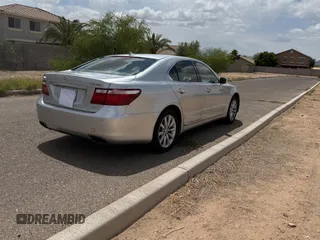 2009 Lexus LS 460 with VIN JTHCL46F795001457, listed as a Copart auction lot 55901025 with 148,490 mi miles and Salvage Title. Bid and sale history available at DreamBid. Image 4.