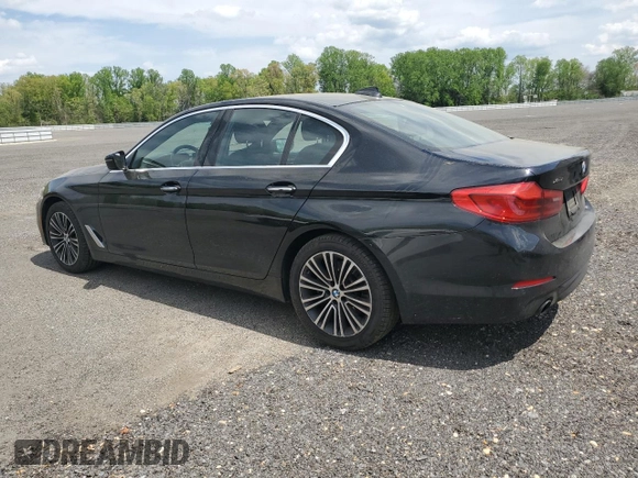 2018 BMW 5 Series 530i xDrive with VIN WBAJA7C56JWA71638, listed as a Copart auction lot 53943275 with 113,076 mi miles and Salvage Title. Bid and sale history available at carsss.com. Image 2.