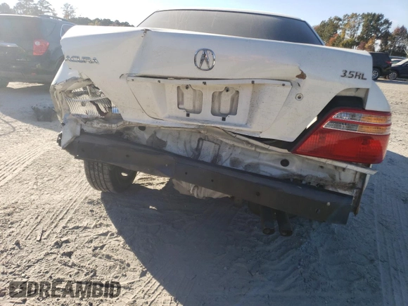 2000 Acura RL with VIN JH4KA9657YC004956, listed as a Copart auction lot 77944634 with 0 mi miles and Salvage Title. Bid and sale history available at carsss.com. Image 6.