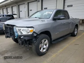 2020 Ram 1500 Big Horn with VIN 1C6RREBT1LN252761, listed as a Copart auction lot 43066795 with 103,821 mi miles and Salvage Title. Bid and sale history available at carsss.com. Image 1.