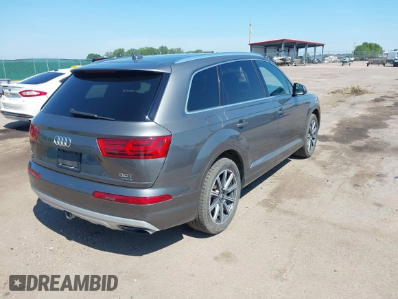 2017 Audi Q7 Premium Plus with VIN WA1LAAF73HD011755, listed as a IAAI auction lot 42684003 with 113,628 mi miles and . Bid and sale history available at DreamBid. Image 4.