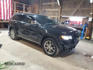 2014 Jeep Grand Cherokee Summit with VIN 1C4RJFJT7EC398488, listed as a Copart auction lot 57593975 with 64,630 mi miles and Clean title. Bid and sale history available at DreamBid. Image 4.