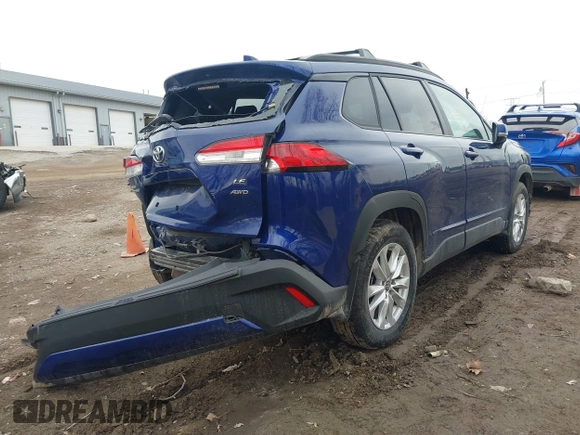 2023 Toyota Corolla Cross LE с VIN 7MUBAABG7PV064085, выставлен на аукционе IAAI как лот 41539311 с пробегом 36 183 миль миль и . История ставок и продаж доступна на DreamBid. Изображение 4.