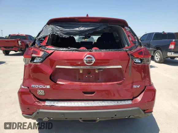 2019 Nissan Rogue SV with VIN 5N1AT2MT2KC798154, listed as a Copart auction lot 52115855 with 82,169 mi miles and Salvage Title. Bid and sale history available at DreamBid. Image 6.