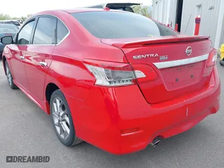 2015 Nissan Sentra S with VIN 3N1AB7AP8FY239655, listed as a IAAI auction lot 41982460 with 110,894 mi miles. Bid and sale history available at carsss.com. Image 3.