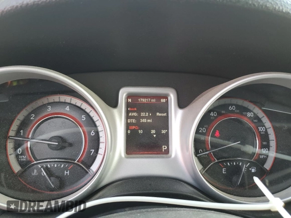 2016 Dodge Journey R/T with VIN 3C4PDDEG4GT160556, listed as a Copart auction lot 59952845 with 179,217 mi miles and Clean title. Bid and sale history available at DreamBid. Image 9.