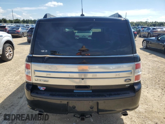2017 Ford Flex Limited with VIN 2FMHK6D8XHBA11593, listed as a Copart auction lot 74019164 with 129,100 mi miles and Clean Title. Bid and sale history available at carsss.com. Image 6.